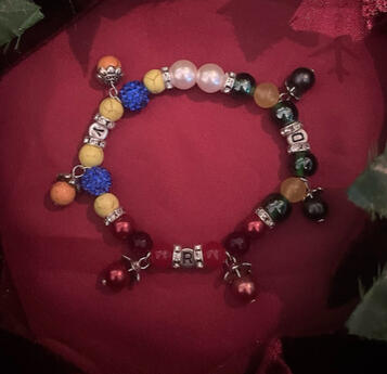 Dont hug me im scared - multi character elastic bracelet {Comission}