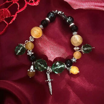 Everymanhybrid - Evan Myers elastic Bracelet {commission}