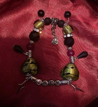 Identity V - Ripper Good Child inspired elastic bracelet {commission}
