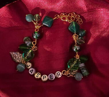 customer&#39;s oc inspired complex chained bracelet {commission]