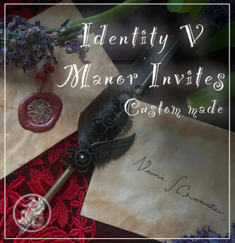 identity v custom manor invite props {FOR SALE}