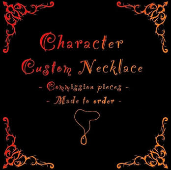 Custom Character Necklace Commissions // ANY FANDOM //