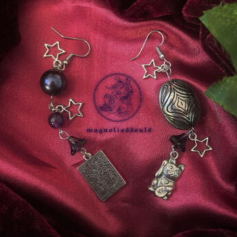 Baldurs Gate 3 - Gale Dekarios long dangle earrings {commission}